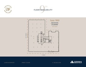 607 14th St NW, Washington, DC to rent Floor Plan- Image 2 of 2