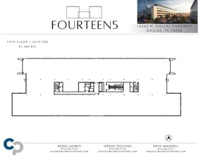 14545 N Dallas Pky, Dallas, TX for rent Floor Plan- Image 1 of 1