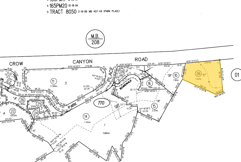 2671 Crow Canyon Rd, San Ramon, CA for sale - Plat Map - Image 1 of 1