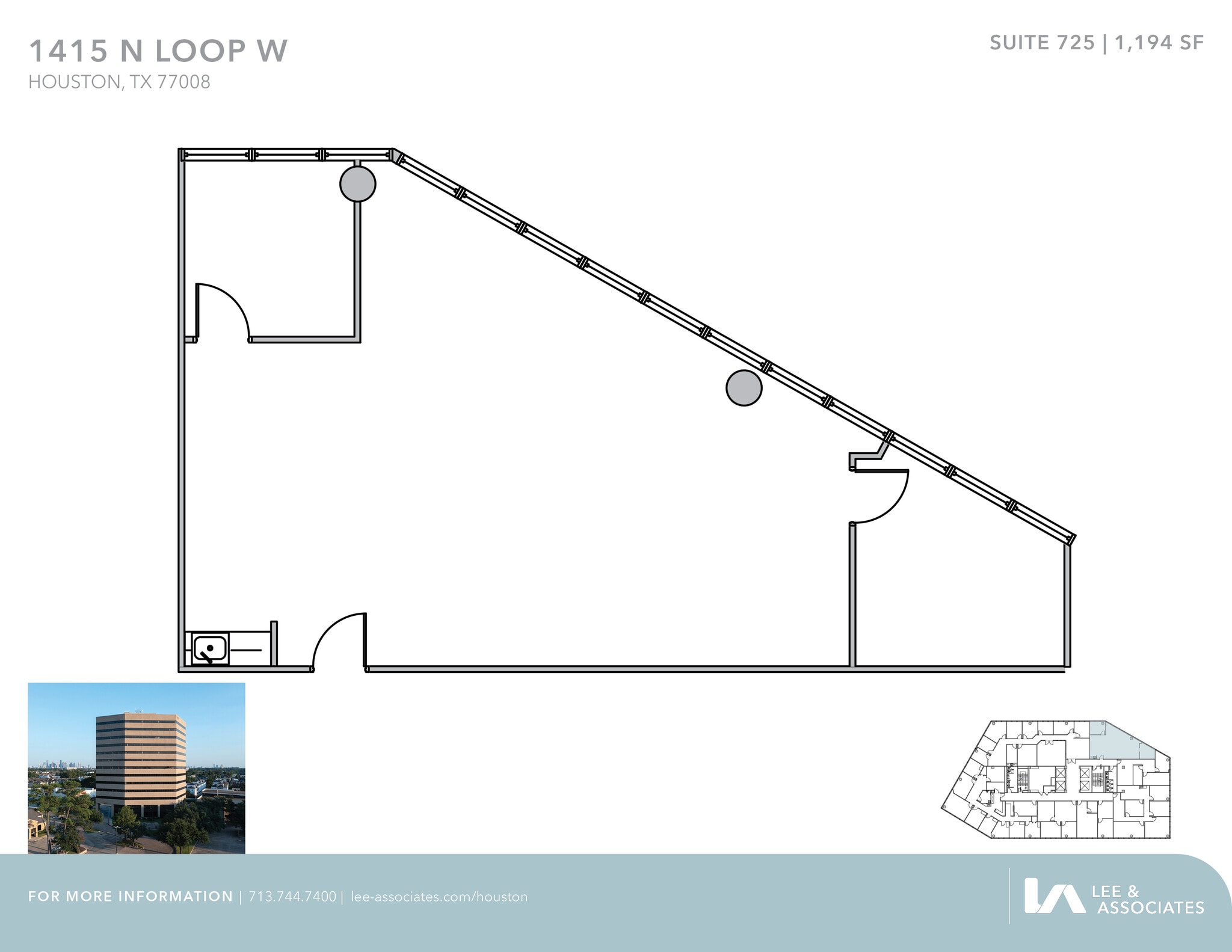 1415 North Loop W, Houston, TX to rent Floor Plan- Image 1 of 1