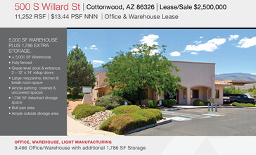 500 S Willard St, Cottonwood, AZ for sale Building Photo- Image 1 of 8