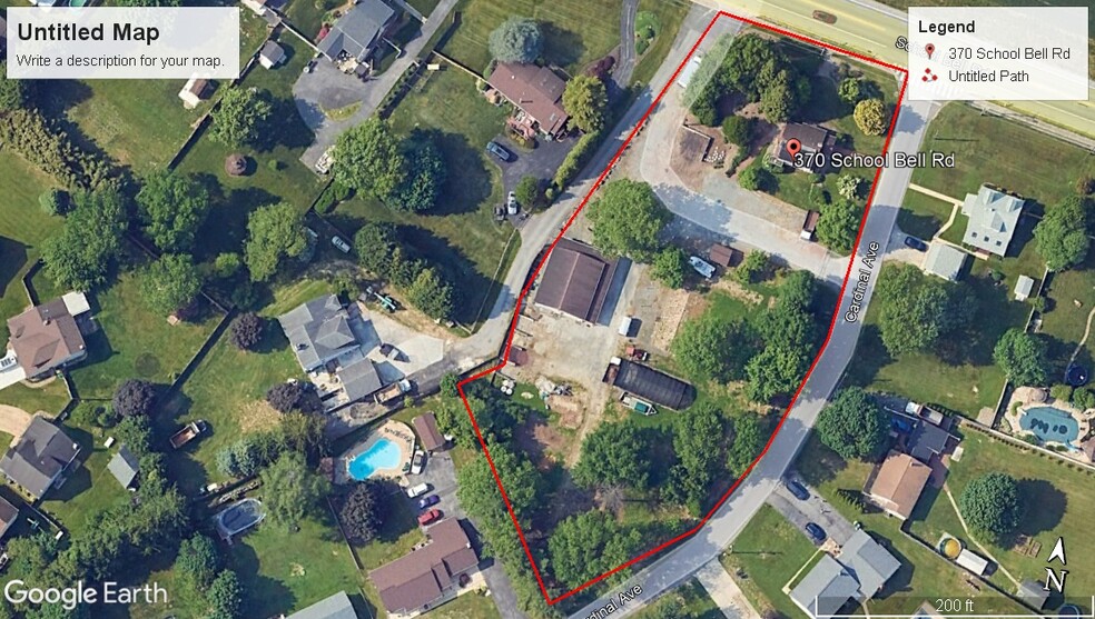 370 School Bell Rd, Bear, DE for rent - Aerial - Image 2 of 7