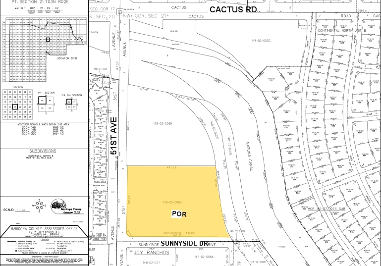 11851 N 51st Ave, Glendale, AZ for rent - Plat Map - Image 2 of 13