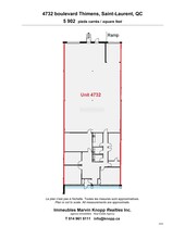 4700-4800 Boul Thimens, Montréal, QC for rent Site Plan- Image 1 of 3