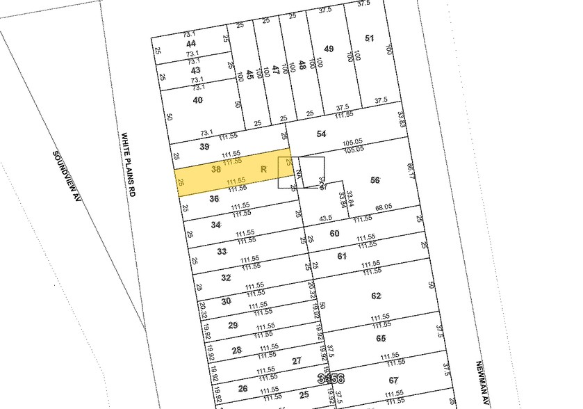 258 Soundview Ave, Bronx, NY for sale - Plat Map - Image 3 of 4