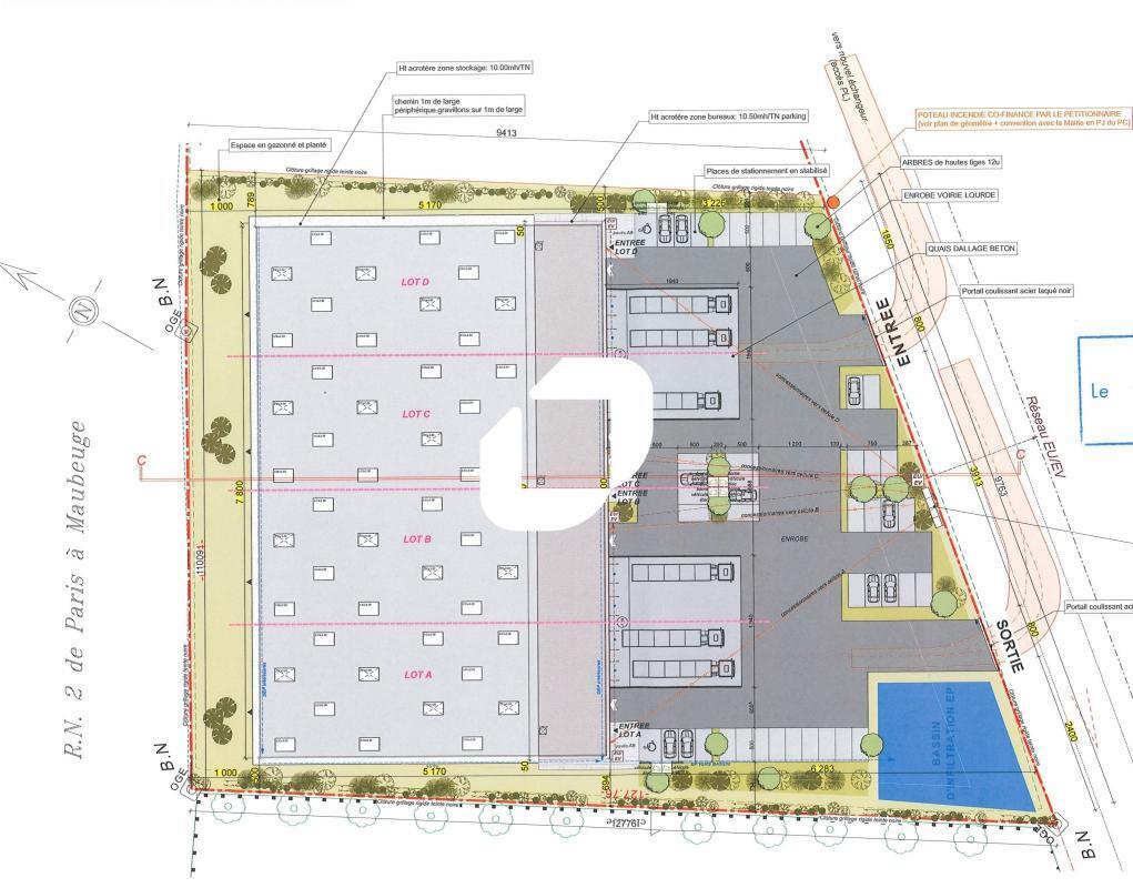 Land in Le Plessis-Belleville for sale Site Plan- Image 1 of 3