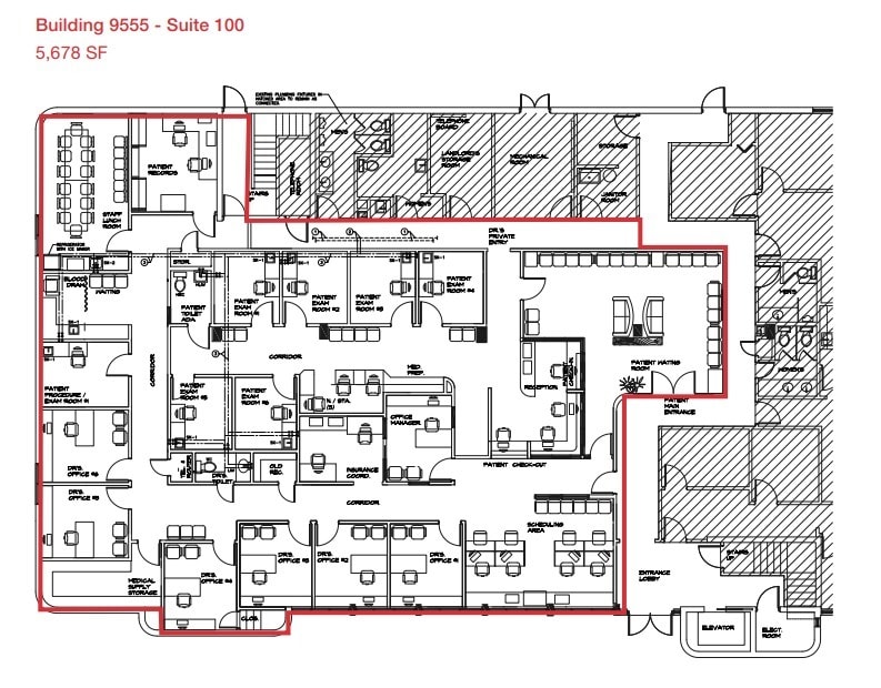 9555 N Kendall Dr, Miami, FL to rent Floor Plan- Image 1 of 1