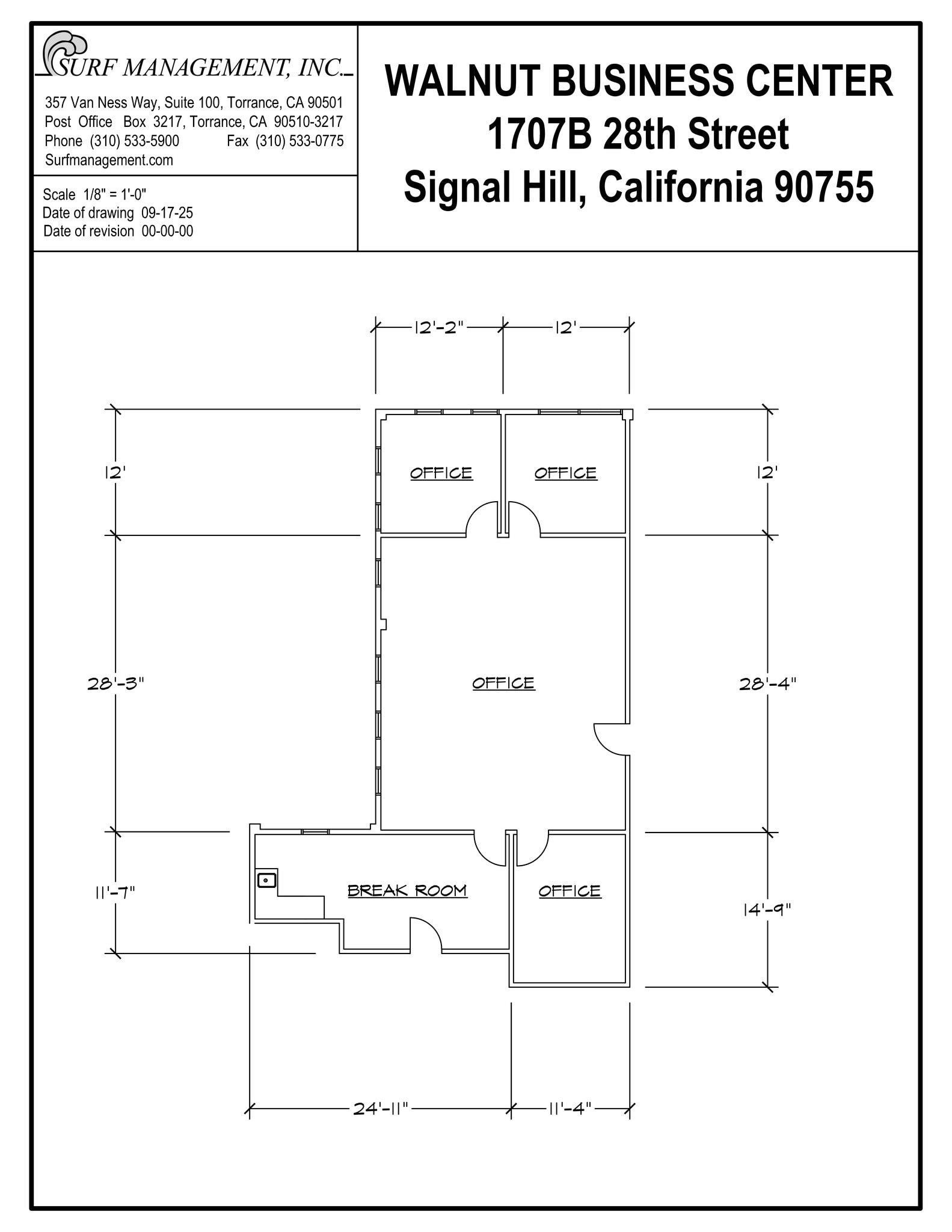 1703-1729 E 28th St, Signal Hill, CA to rent Site Plan- Image 1 of 6