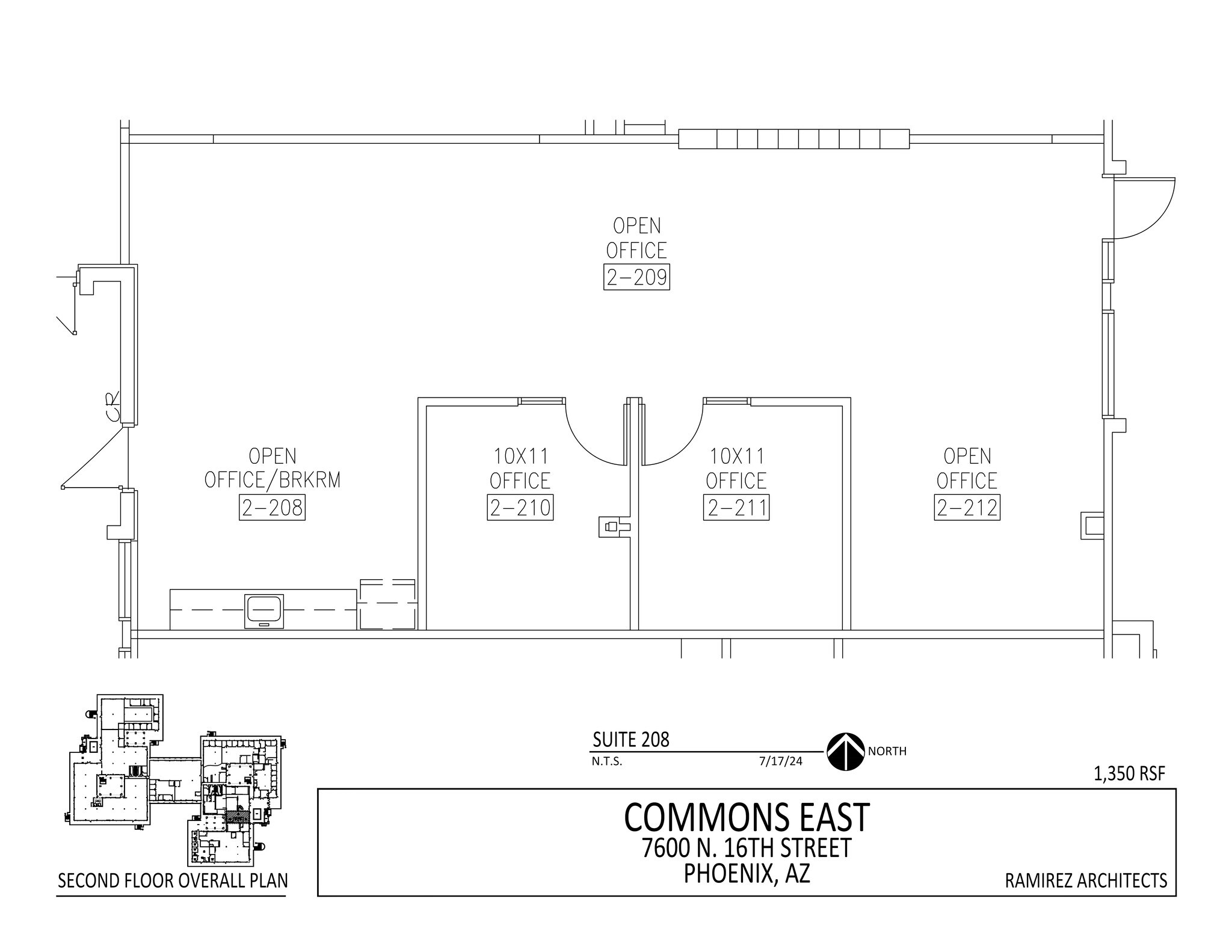 7600 N 16th St, Phoenix, AZ for rent Site Plan- Image 1 of 1