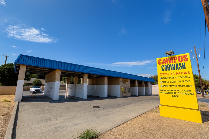 Chico State Self Serve Car Washes portfolio of 2 properties for sale on LoopNet.co.uk Building Photo- Image 1 of 3