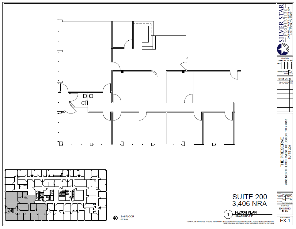 2000 N Loop Fwy W, Houston, TX to rent Floor Plan- Image 1 of 1