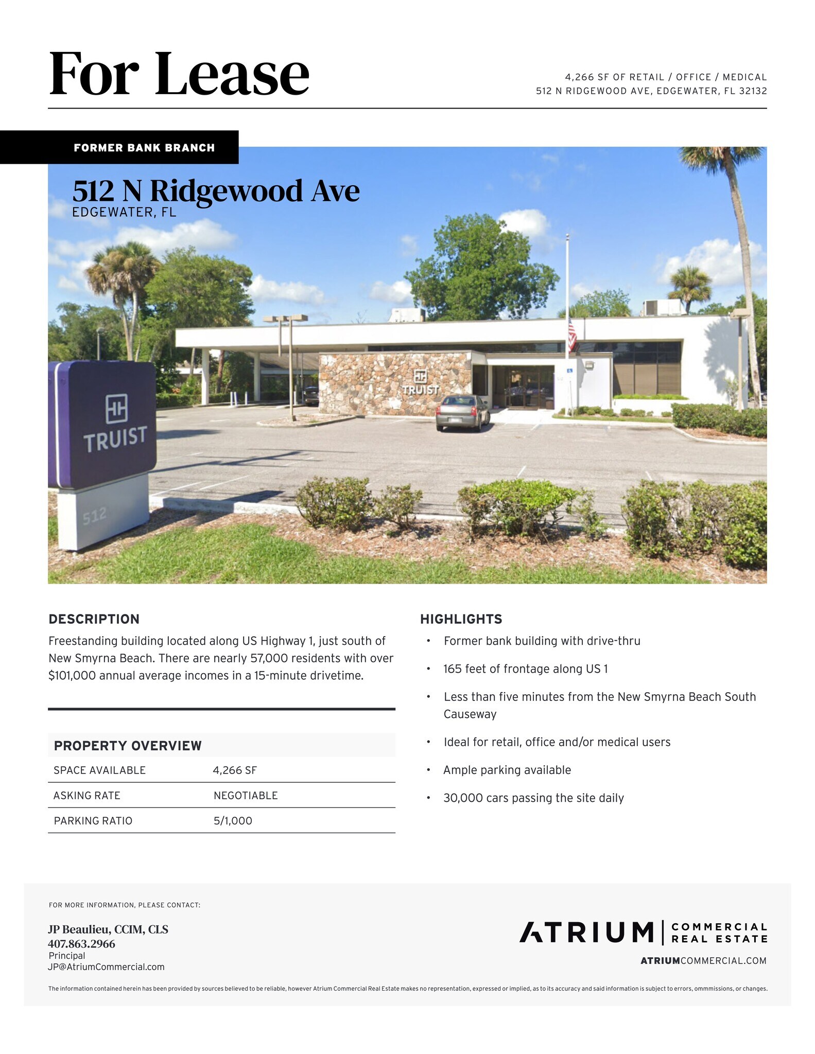 512 N Ridgewood Ave, Edgewater, FL to rent Site Plan- Image 1 of 1
