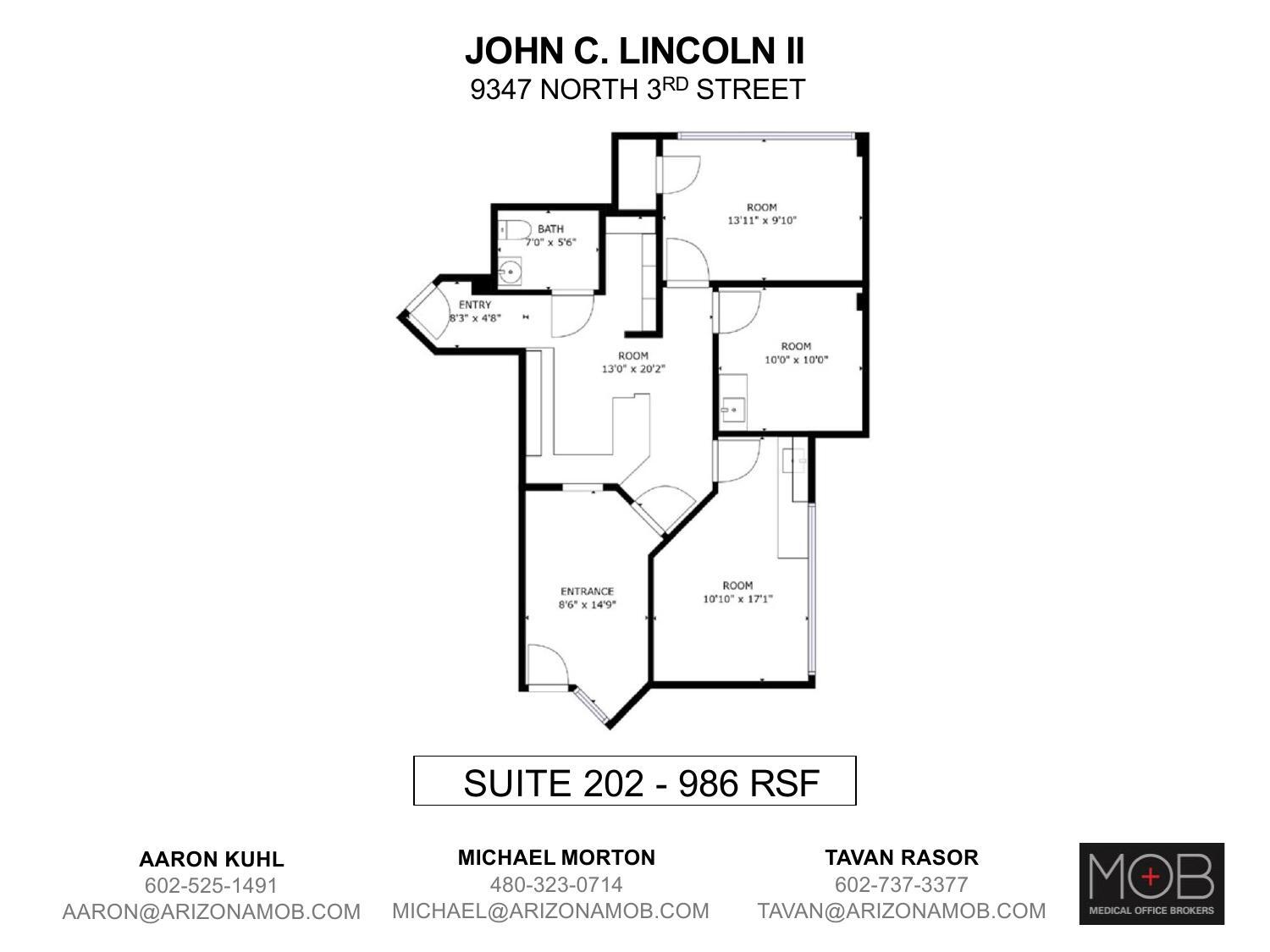 9327 N 3rd St, Phoenix, AZ to rent Floor Plan- Image 1 of 1