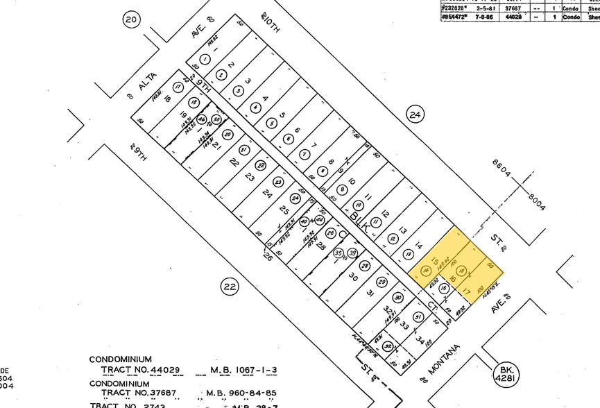 923-931 Montana Ave, Santa Monica, CA for rent - Plat Map - Image 2 of 34