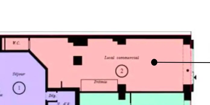 Retail in Paris to rent - Floor Plan - Image 2 of 3