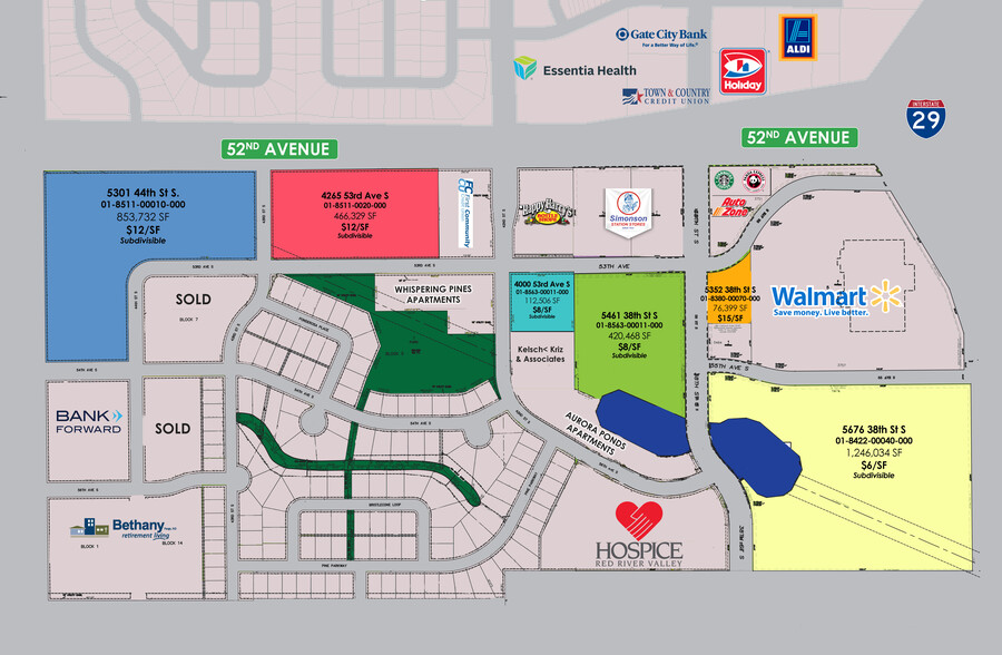 4265 53rd Ave S, Fargo, ND for sale - Site Plan - Image 1 of 1