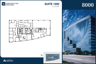 8000-8500 Normandale Lake Blvd, Bloomington, MN to rent Floor Plan- Image 1 of 2