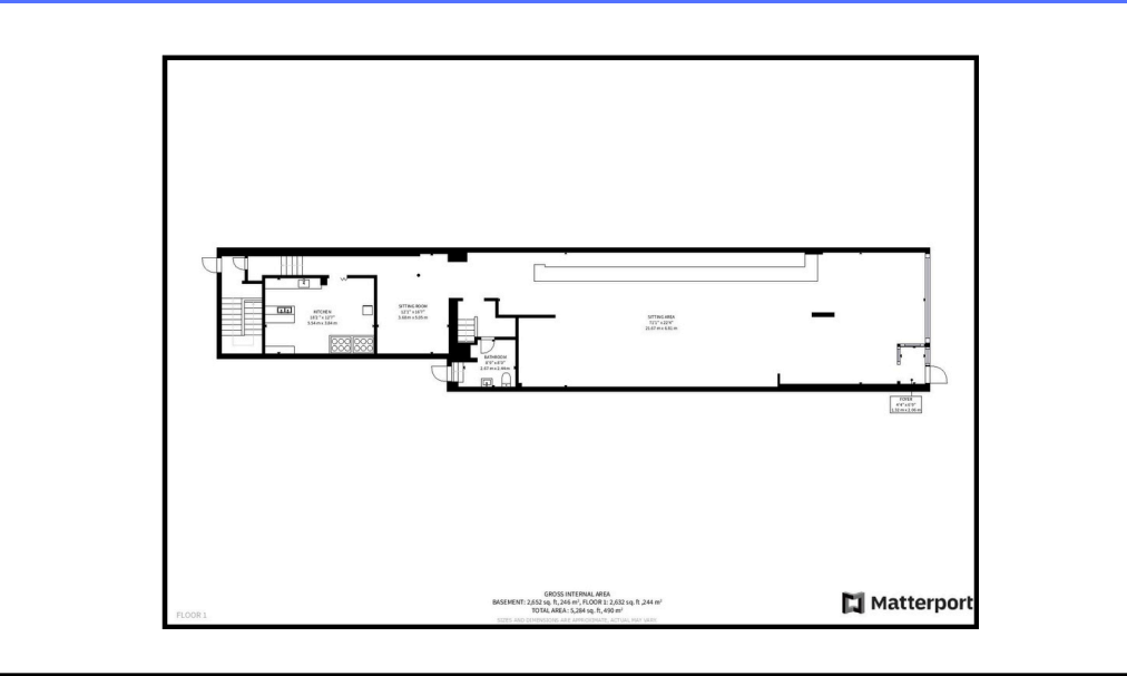 491-499 Church St, Toronto, ON for rent Floor Plan- Image 1 of 2