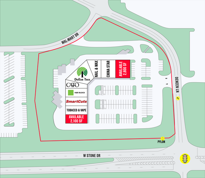 2400 W Stone Dr, Kingsport, TN for rent - Site Plan - Image 2 of 5