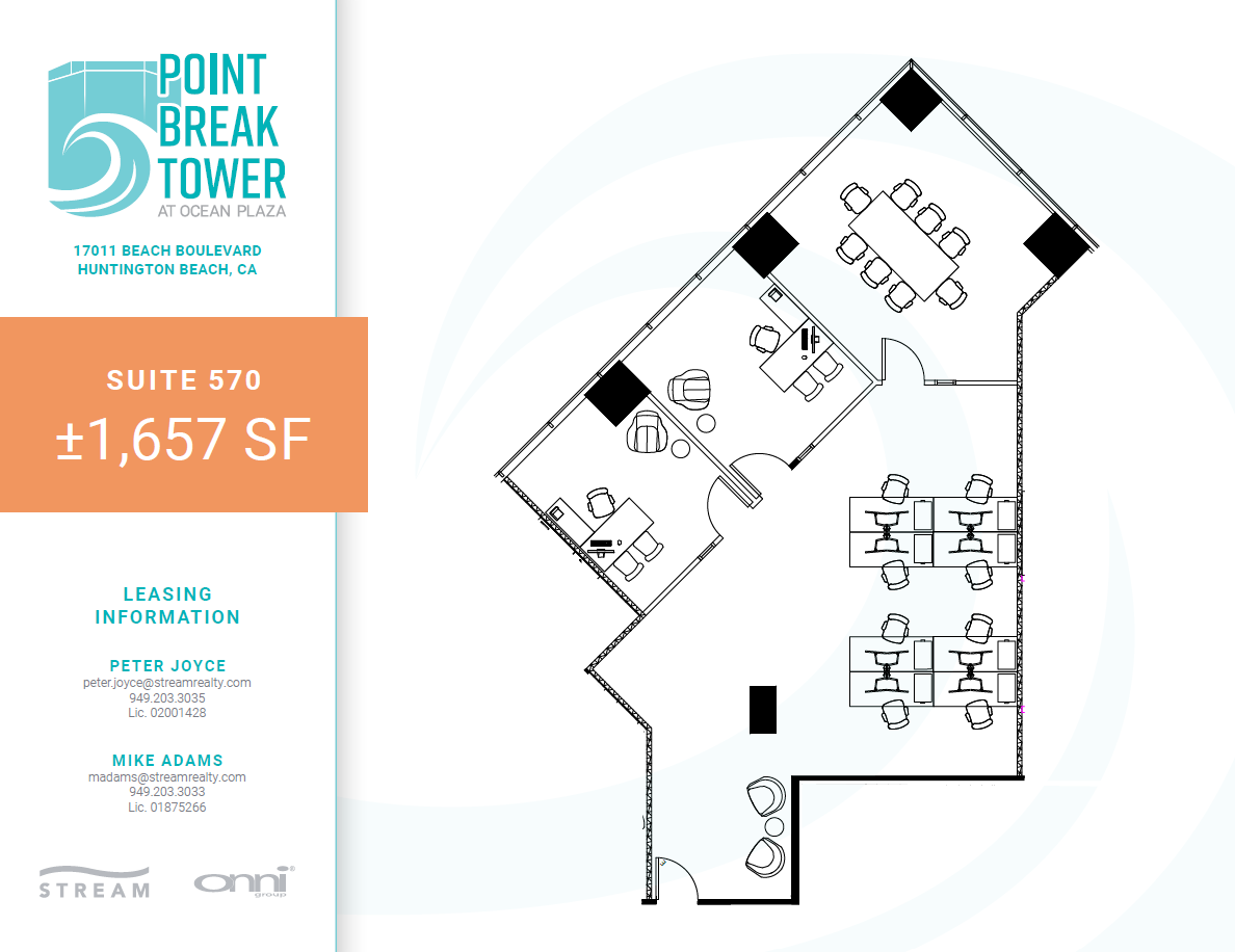 17011 Beach Blvd, Huntington Beach, CA for rent Floor Plan- Image 1 of 2