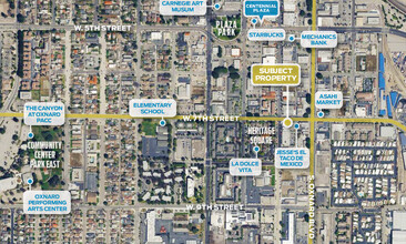 700 S A St, Oxnard, CA - aerial  map view