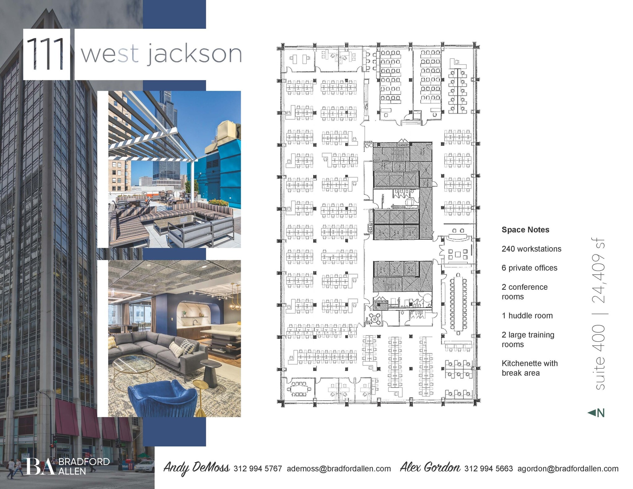 111 W Jackson Blvd, Chicago, IL to rent Floor Plan- Image 1 of 4