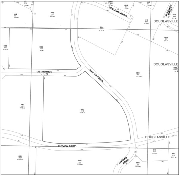 1500 Distribution Ct, Lithia Springs, GA for sale - Plat Map - Image 1 of 1