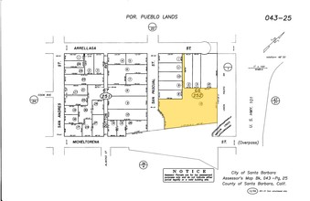 1502 San Pascual St, Santa Barbara, CA for sale Plat Map- Image 1 of 1