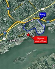 1001 Industrial Hwy, Eddystone, PA - Aerial  map view