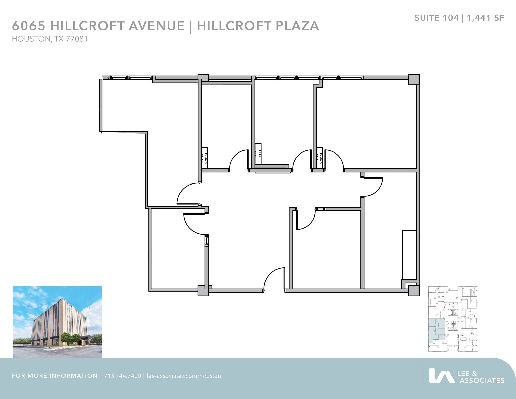6065 Hillcroft Ave, Houston, TX to rent Floor Plan- Image 1 of 1