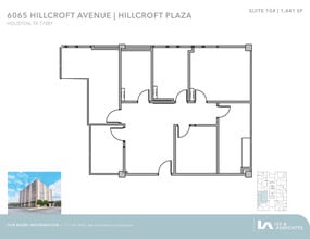 6065 Hillcroft Ave, Houston, TX to rent Floor Plan- Image 1 of 1