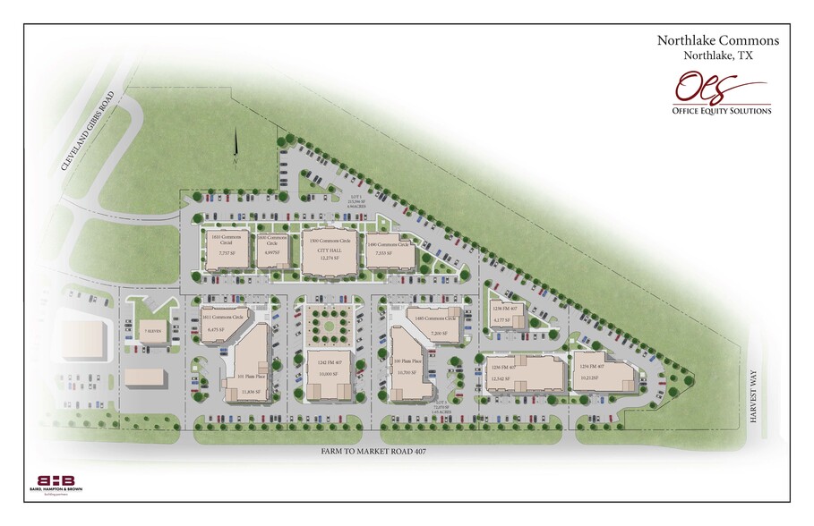 FM 407 & Cleveland Gibbs Rd, Northlake, TX for rent - Site Plan - Image 3 of 13