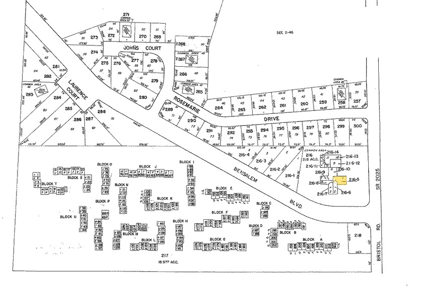 3101 Bristol Rd, Bensalem, PA for sale - Plat Map - Image 1 of 1