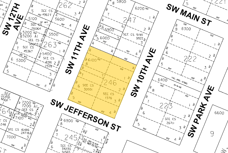 1221-1241 SW 10th Ave, Portland, OR for sale - Plat Map - Image 2 of 5