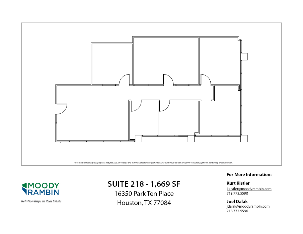 16350 Park Ten Place Dr, Houston, TX for rent Floor Plan- Image 1 of 1