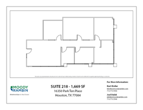 16350 Park Ten Place Dr, Houston, TX for rent Floor Plan- Image 1 of 1