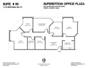 4015 S McClintock Dr, Tempe, AZ to rent Floor Plan- Image 1 of 1