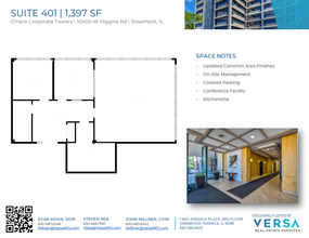 10400 W Higgins Rd, Rosemont, IL for rent Floor Plan- Image 1 of 1