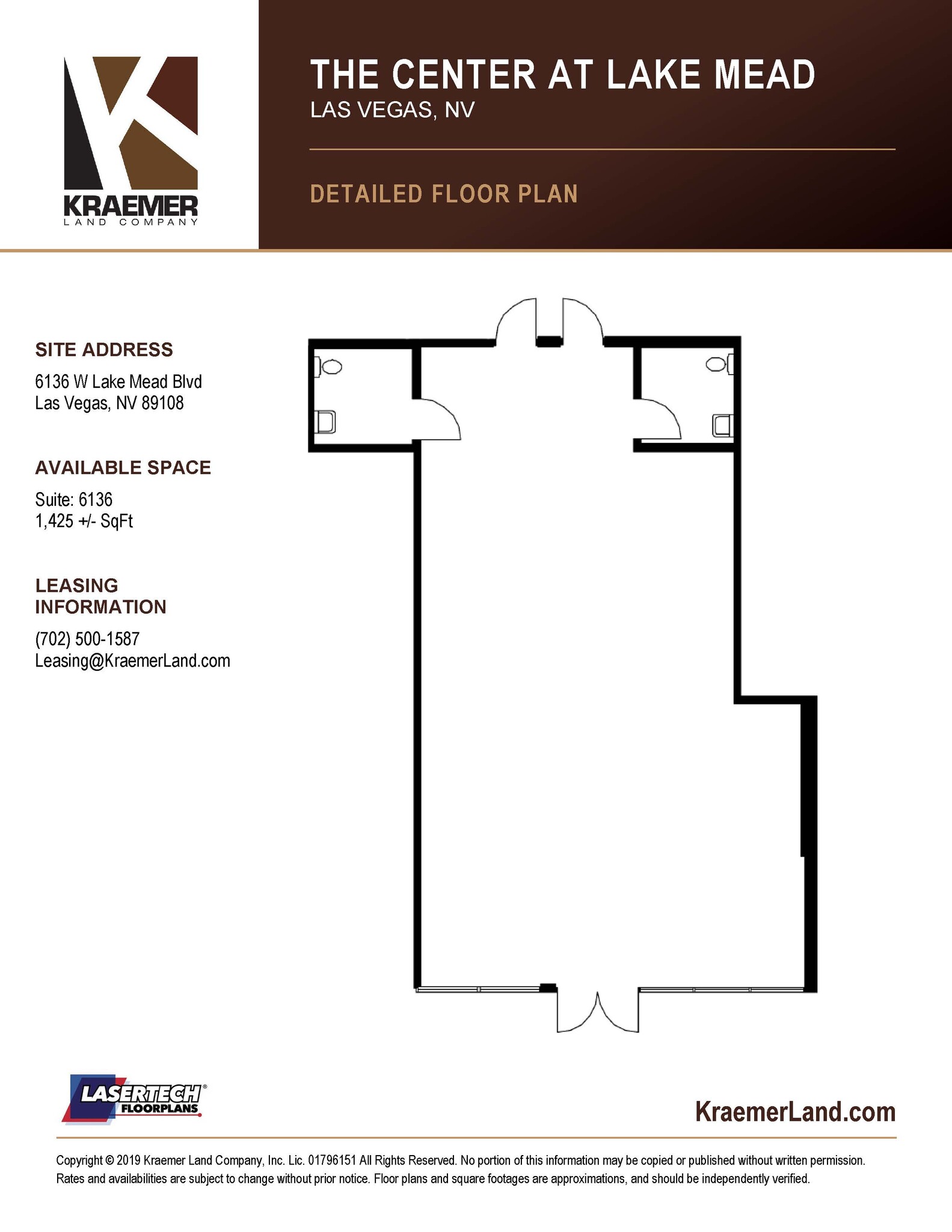 6110-6190 W Lake Mead Blvd, Las Vegas, NV to rent Floor Plan- Image 1 of 1