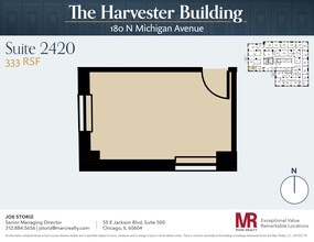 180 N Michigan Ave, Chicago, IL to rent Floor Plan- Image 1 of 3