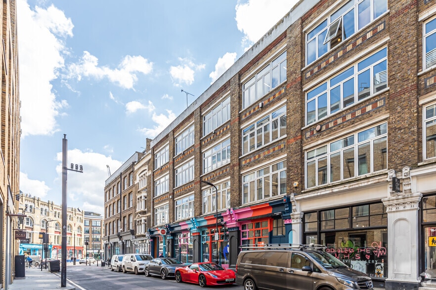 96-106 Leonard St, London to rent - Building Photo - Image 1 of 13