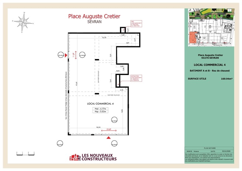 7 Place Auguste Crétier, Sevran to rent - Building Photo - Image 2 of 2