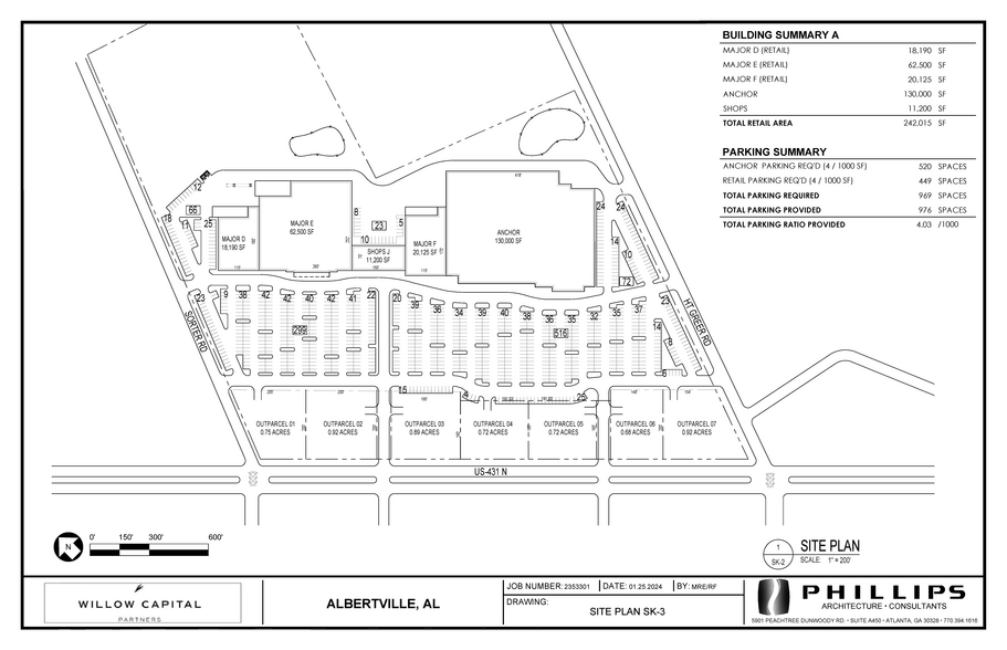 Hwy 431, Albertville, AL for rent - Site Plan - Image 2 of 2