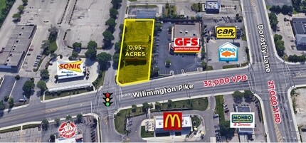 2900 Wilmington Pike, Kettering, OH - aerial  map view