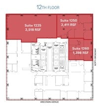 250 E Wisconsin Ave, Milwaukee, WI to rent Floor Plan- Image 1 of 1