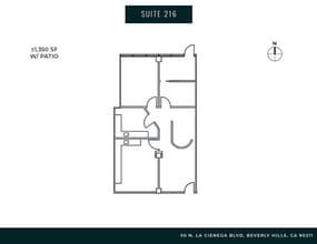 50 N La Cienega Blvd, Beverly Hills, CA to rent Floor Plan- Image 1 of 7