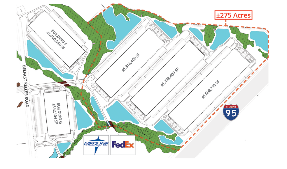 0 Belfast Keller Rd, Richmond Hill, GA for rent - Site Plan - Image 1 of 2