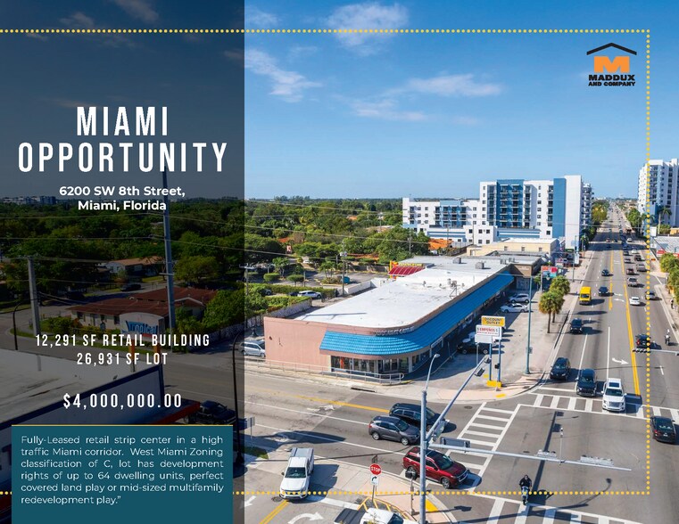 6200 SW 8th St, West Miami, FL for sale - Building Photo - Image 1 of 1
