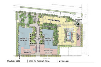 1300 El Camino Real, Menlo Park, CA for sale Site Plan- Image 1 of 1