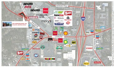 2244 Henderson Mill Rd NE, Atlanta, GA - AERIAL  map view - Image1